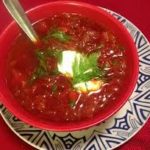 Beet borscht