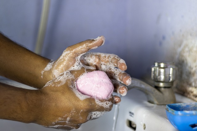 Washing hands