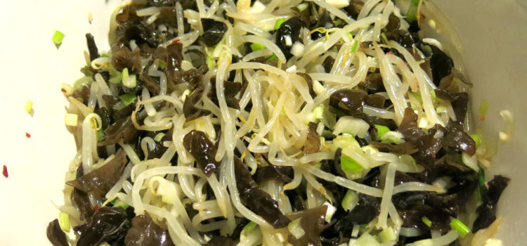 Bean Sprout and Wood Ear Salad Bean sprout and wood ear salad